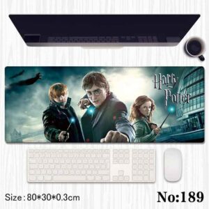 Harry Potter Large Extended Mouse Pad for Laptop Desktop PC Gaming Desk Mat Rubber Base Desk Pad